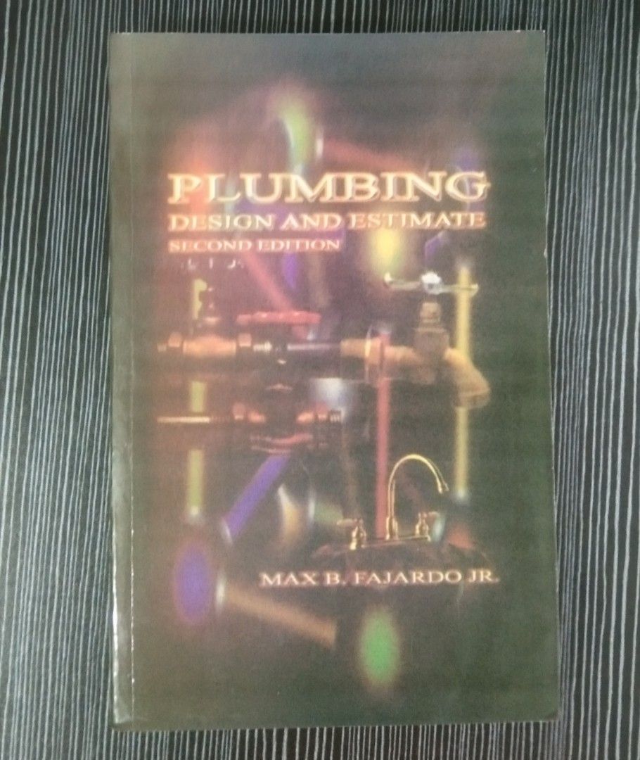 Planning and Designer handbook and Plumbing Design and Estimate by Max