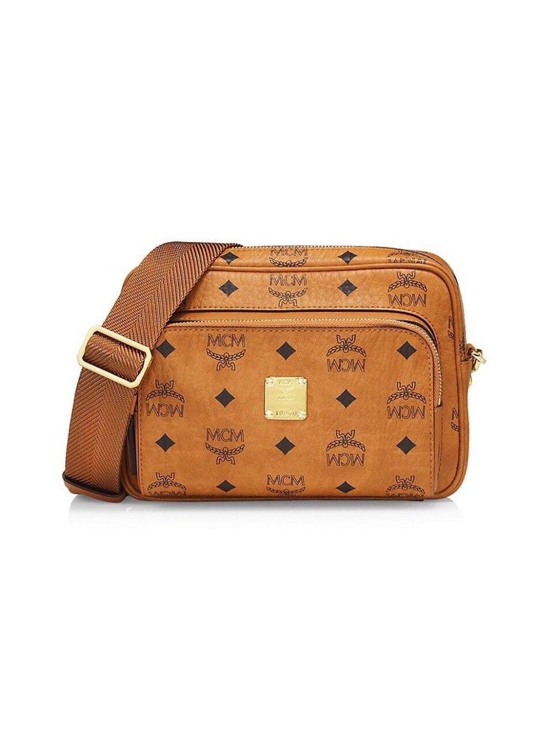 MCM Kl Visetos Crossbody Bags in Brown for Men