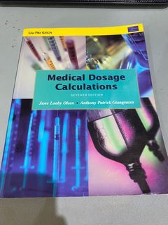 Medical Dosage Calculations- Nursing book