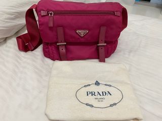 Prada Nylon Messenger Bag, Men's Fashion, Bags, Sling Bags on Carousell