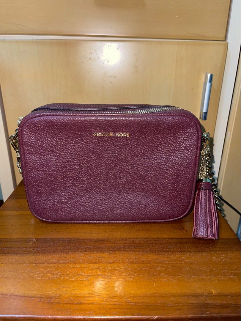 Michael kors oxblood crossbody best sale