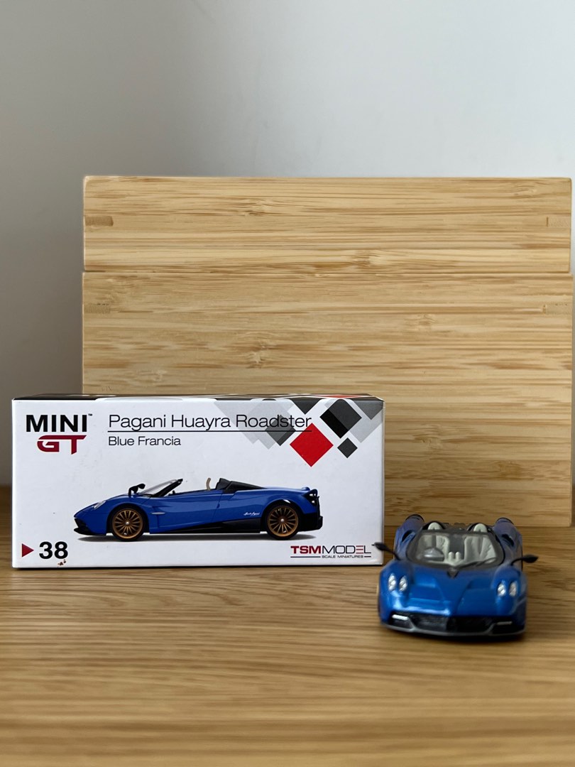 TSM Model Mini GT Pagani Huayra Roadster (Blue Francia) 1/64