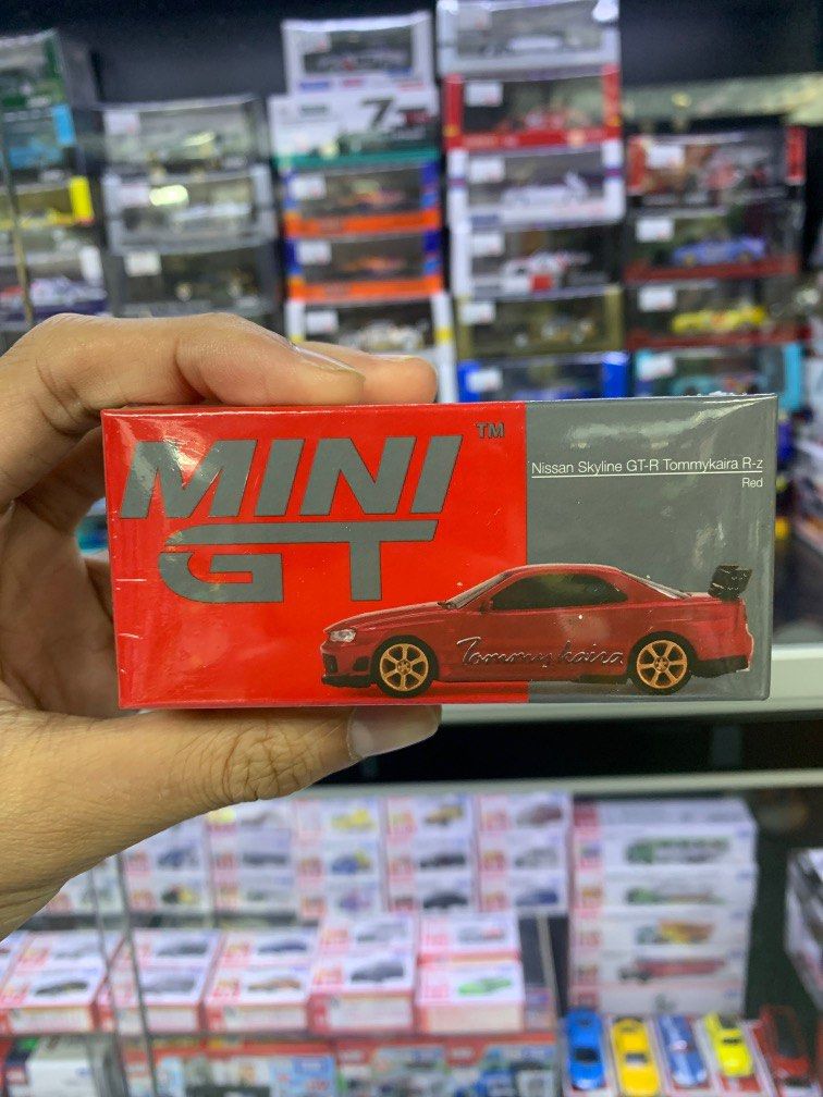 MINIGT 1:64 Nissan Skyline GT-R (R34) Tommy Kaira R RZ Edition in Red