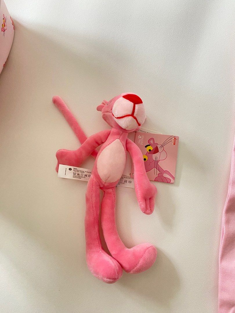 Pink Panther Canvas Shopping Bag (Pink) - MINISO Australia