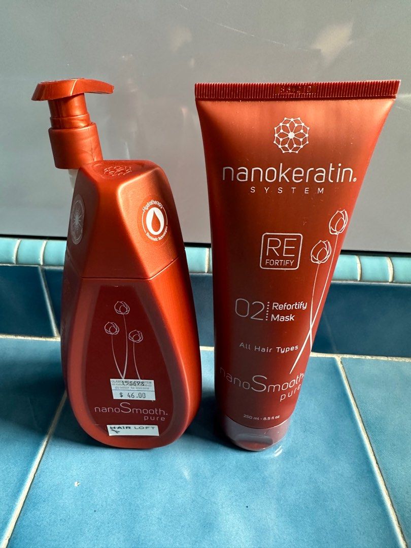 Nanokeratin System Professional Products For Non-chemical Smoothing