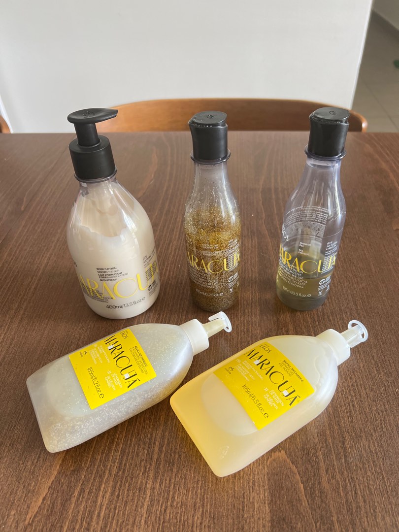 Natura shower gel, body scrub, lotion, Beauty & Personal Care, Bath