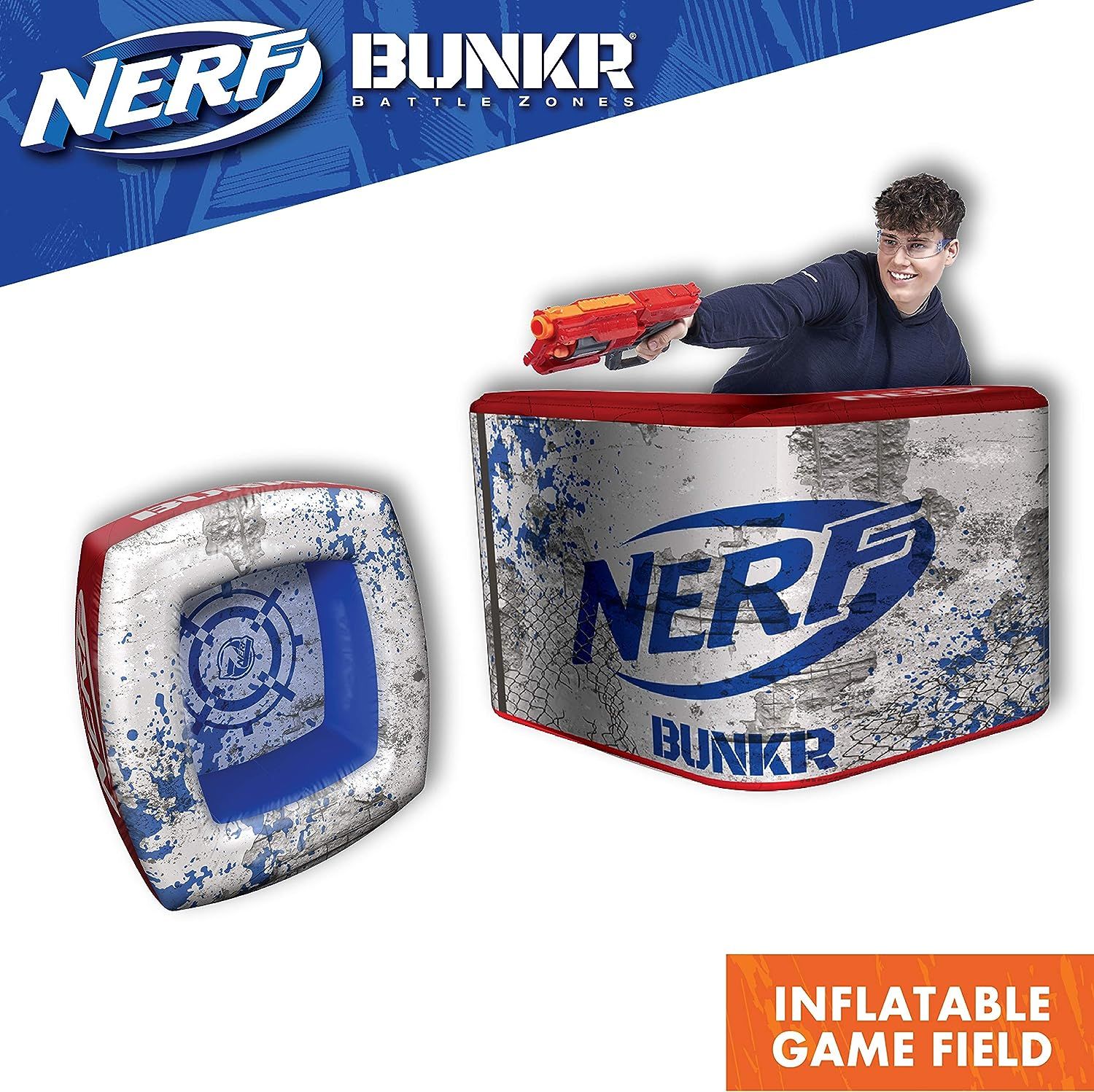 Nerf Bunkr Battle Switch, Blue, Hobbies & Toys, Toys & Games on Carousell