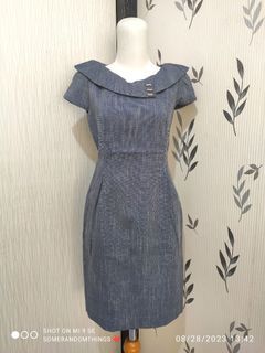 New - Line Dress Abu abu - LD : 82, PB : 90