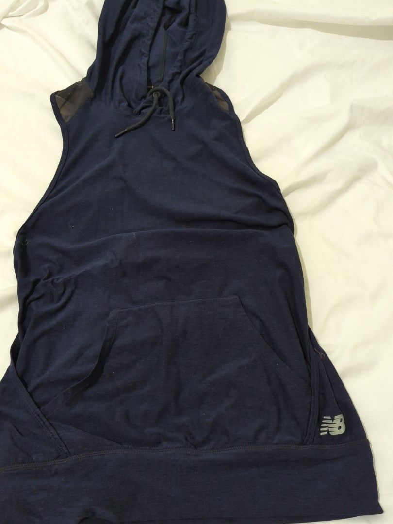 New Balance Sleeveless Hoodie Sports Tank Top Women s Fashion Activewear on Carousell
