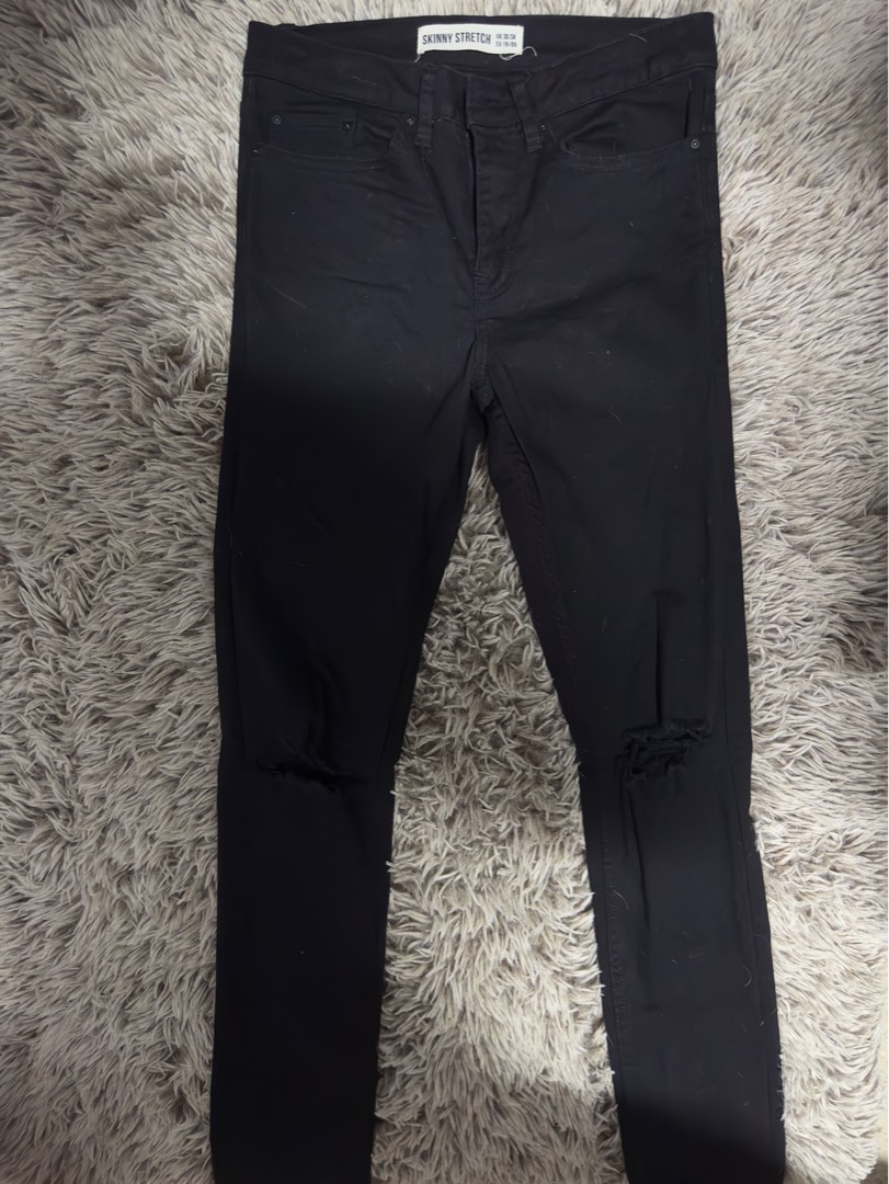 New look black ripped jeans outlet