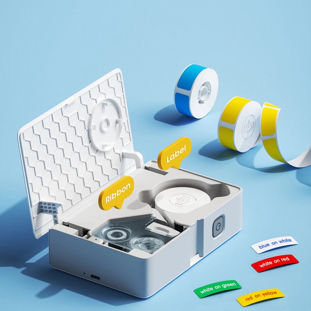 NIIMBOT B18 Portable Label Printer Mini Wireless Bluetooth Connection ...