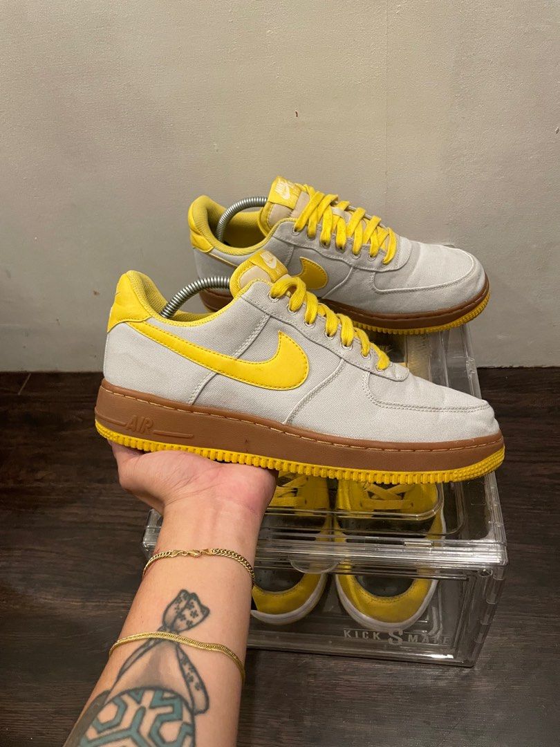 Nike Air Force 1 '07 TXT Light Bone/Tour Yellow - AJ7282-002