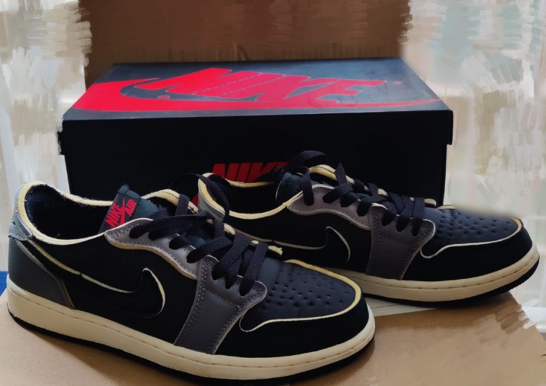 Nike air jordan outlet 1 retro low obsidian
