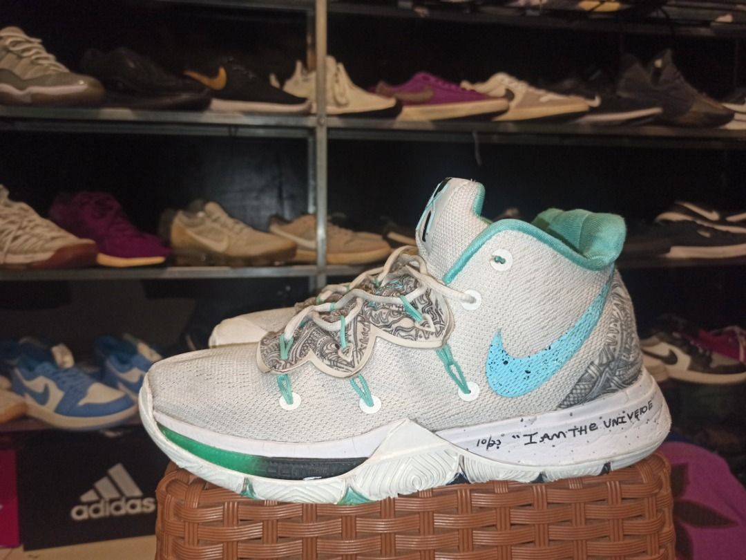 NIKE KYRIE 5 UNVEILED PE WHITE MINT GREEN BLACK BASKETBALL SHOES size 40