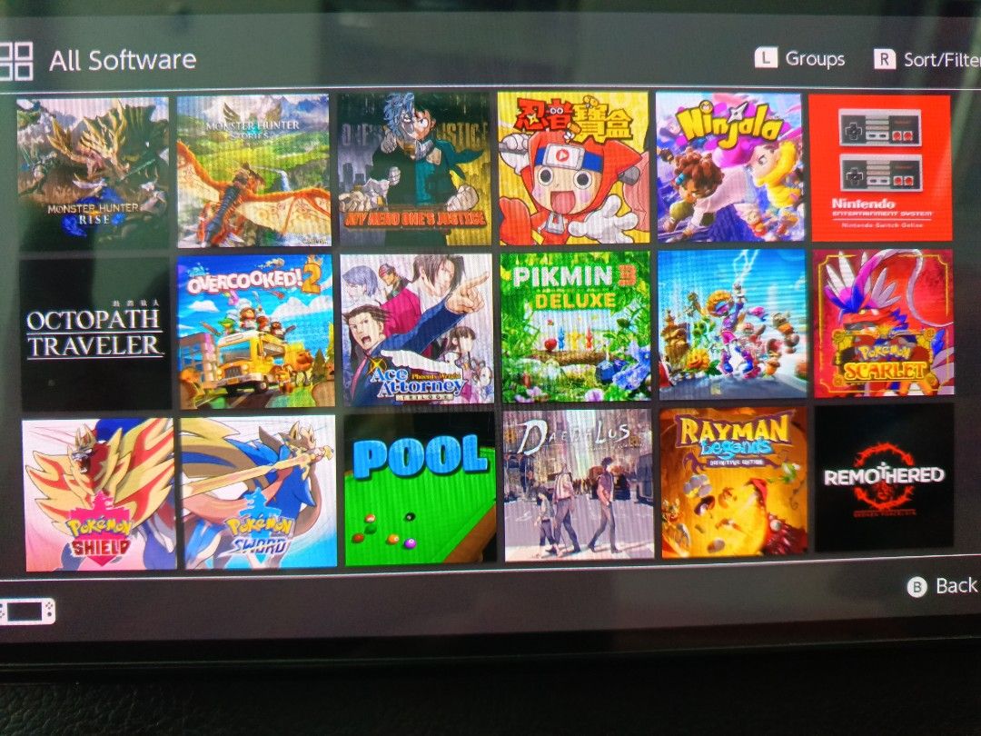 50 GAME++ NINTENDO SWITCH POKEMON OLED , GAME 50++, WARRANTY UNTIL NOV 2023, Video Gaming, Video