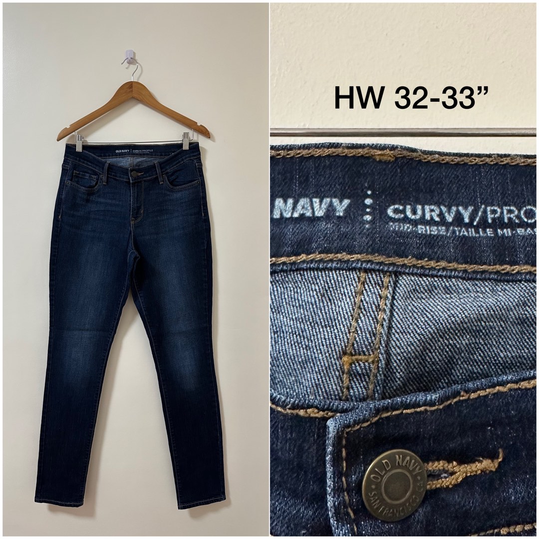 Curvy profile old best sale navy jeans