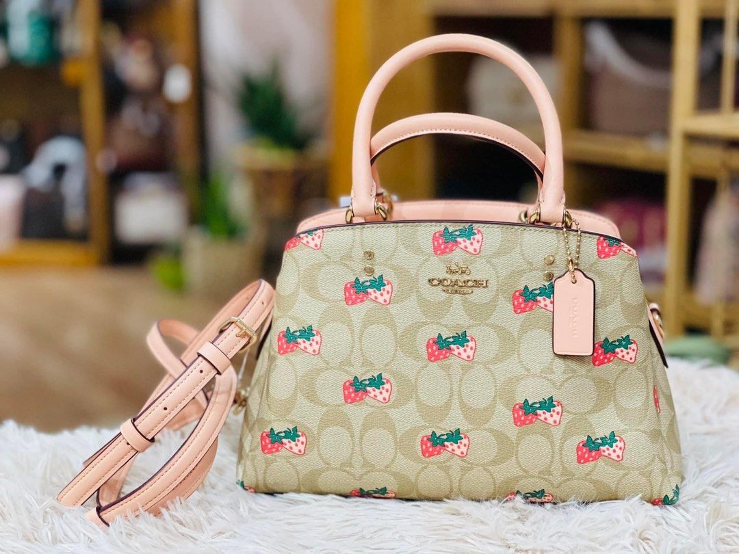 💯ORIGINAL COACH MINI LILLIE STRAWBERRY (Category: Luxury Bags & Wallets) located in Quezon City. Submitted by ashongsstore (Listing ID 1252087109, Image 1). Description: 🐎C0AÇH COLLECTION 🐎 🇵🇭ONHAND🇵🇭 ‼️Please look at our pictures as that is exactly what you are purchasing‼️ 💯GUARANTEED ORIGINAL AND AUTHENTIC or TRIPLE YOUR MONEY BACK! Not REPLICA, OEM, TOP GRADE QUALITY, AUTHENTIC QUALITY or Any other Terms to DENOTE FAKE! 😎 . . . Discl