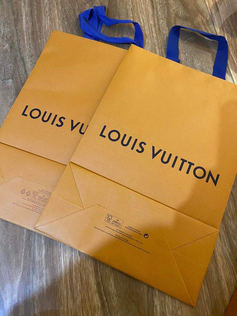 💜💜 Authentic Louis Vuitton paper bag, Luxury, Bags & Wallets on Carousell