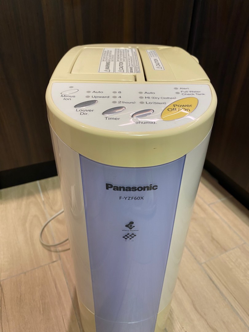 Panasonic Dehumidifier 抽濕機F-YZF60X, 家庭電器, 空氣清新機及抽濕 