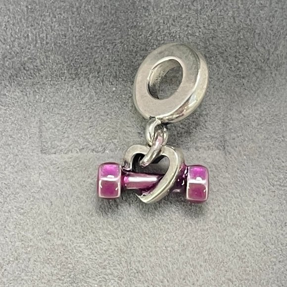 Dumbbell sales charm pandora