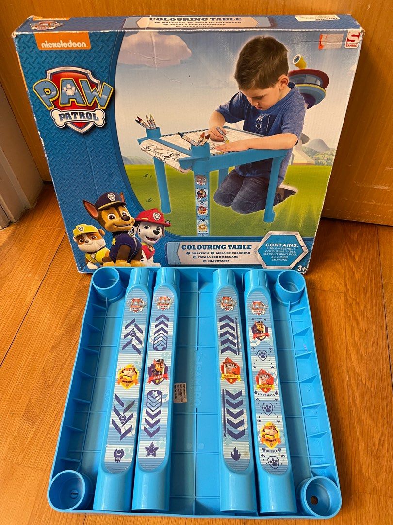 Paw Patrol Coloring table without paper roll, Hobbies & Toys, Toys ...