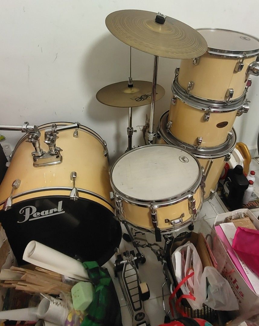 Pearl Target Drum Set, Hobbies & Toys, Music & Media, Musical