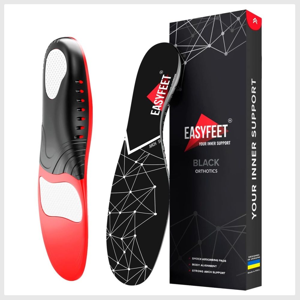 Plantar Fasciitis Arch Support Insoles for Men and Women Shoe
