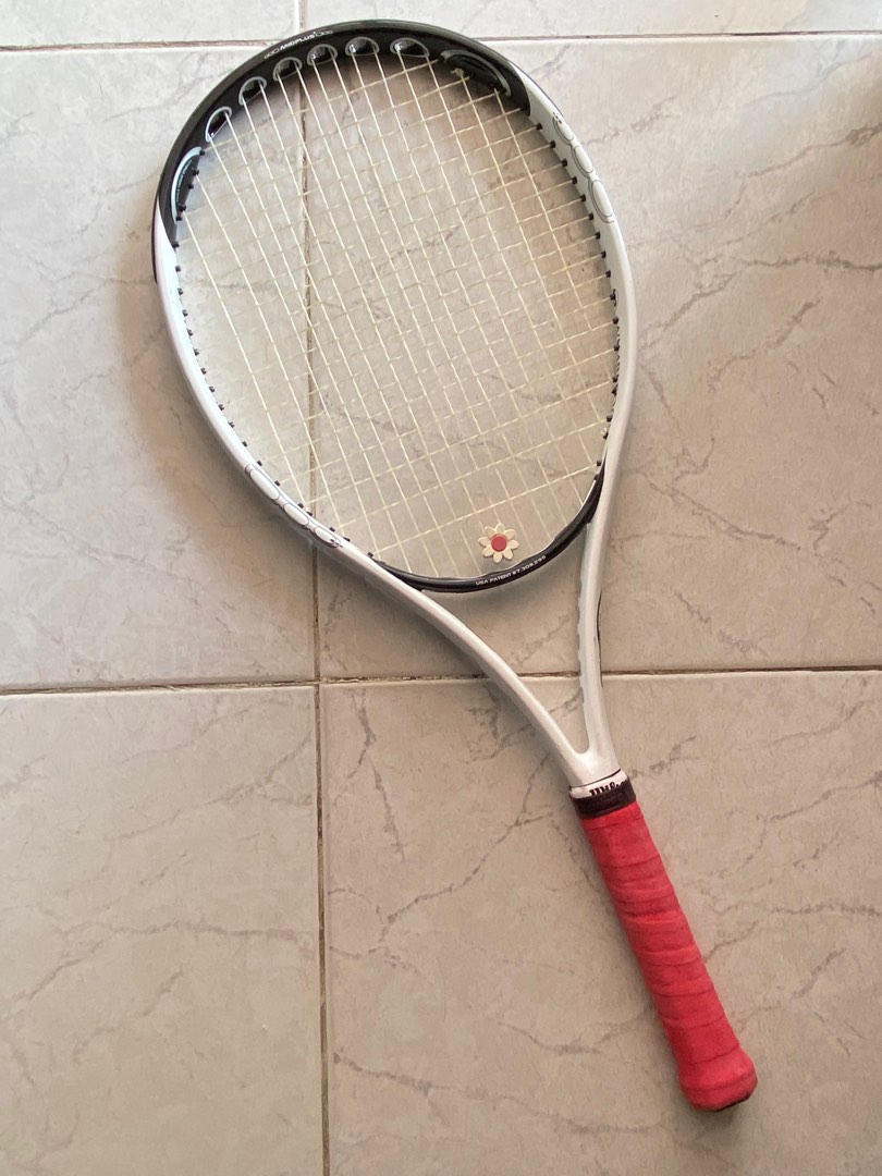 Prince Wimbledon Hybrid Bandit O3 Tennis Racquet, Sports Equipment