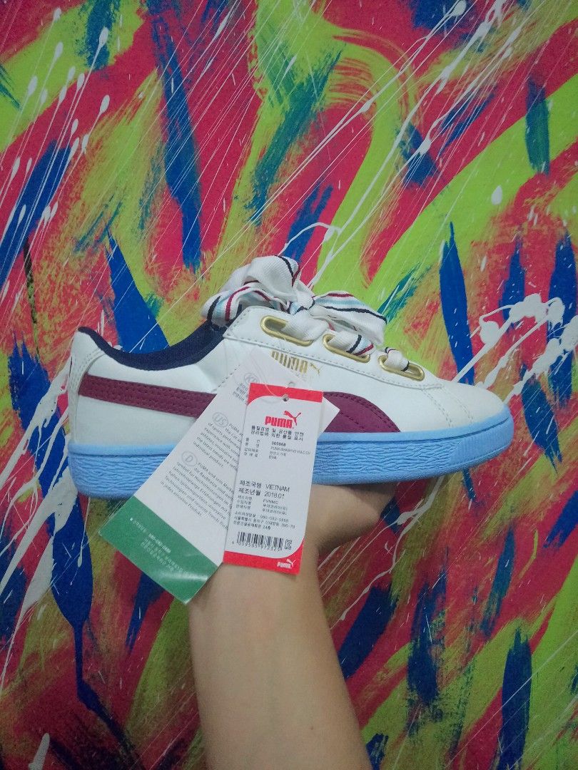 Puma basket deals heart new school