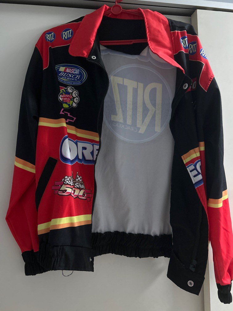 racer jacket, Women's Fashion, Coats, Jackets and Outerwear on Carousell
