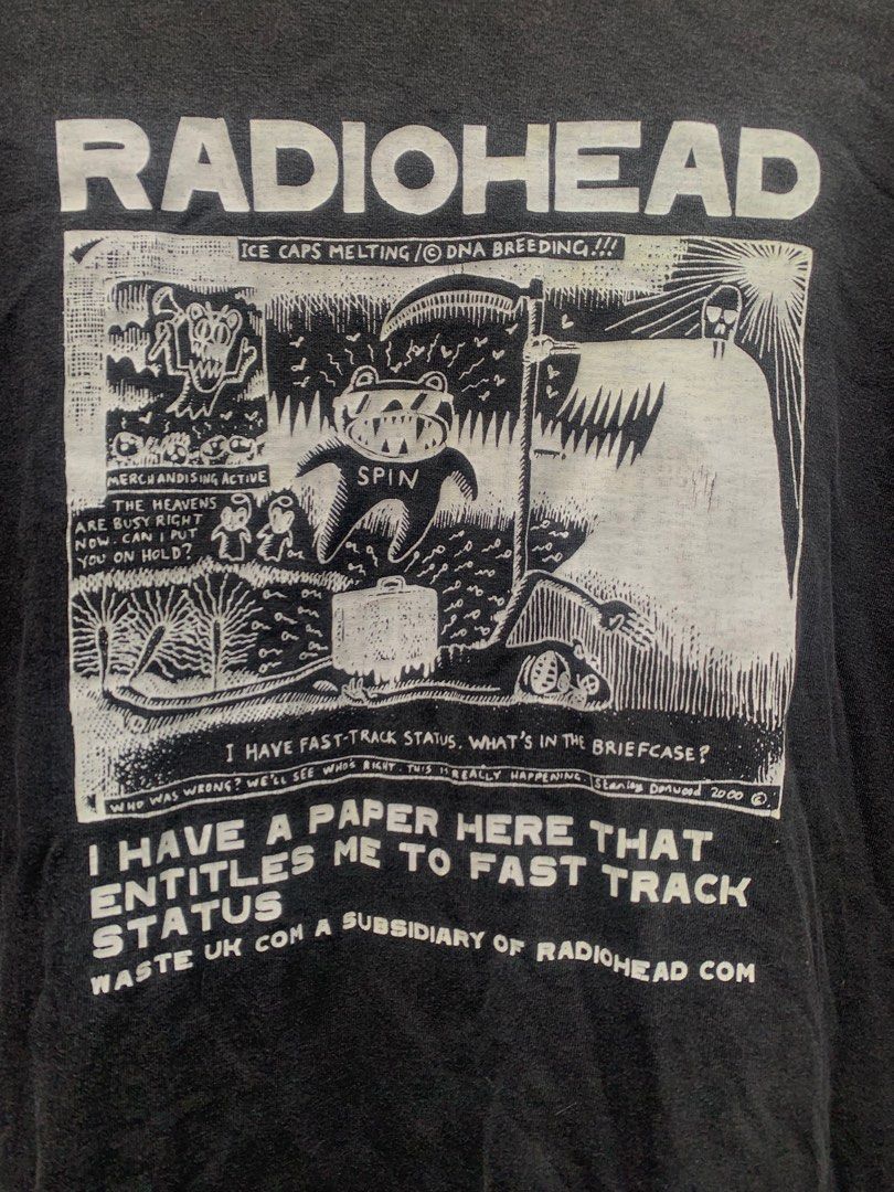 Retro Vintage Radiohead Concert T-shirt Rock Band Tee ⋆ Vuccie