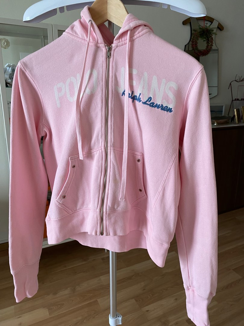 Ralph lauren on sale hoodie pink