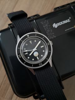 Rdunae R6 Tornek Rayville Fifty Fathoms Diver Homage Vintage Military Style Seiko Powered