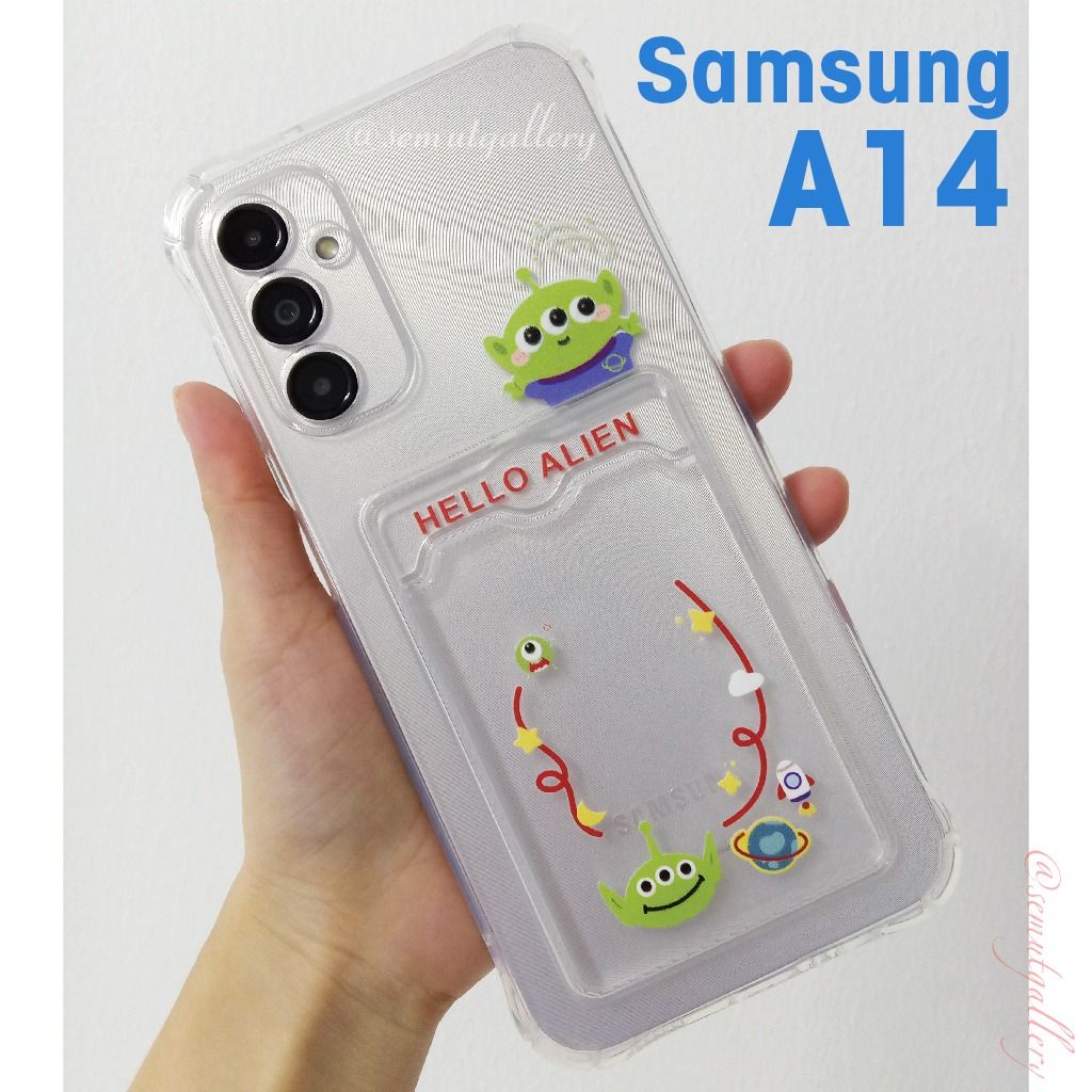 For Samsung Galaxy S24 Ultra 5G Full Coverage Phone Case with Holder / Card  Slot(Transparent)