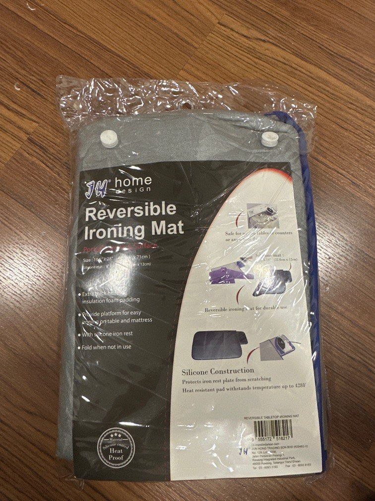 Reversible Portable Ironing Mat, Furniture & Home Living, Cleaning &  Homecare Supplies, Ironing Boards on Carousell
