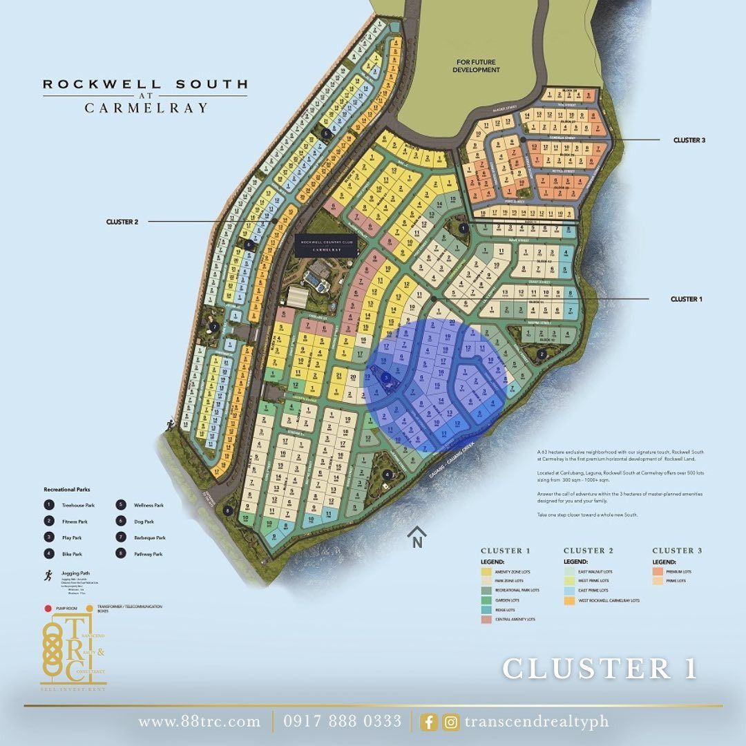 Rockwell South at Carmelray Park Zone and Ridge Lots for Sale, Property