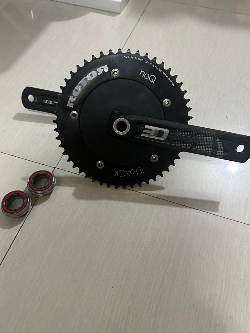 Rotor 3d track crankset clearance