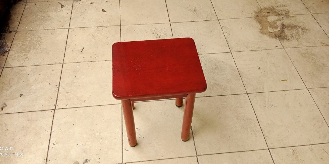 RUBBER Wood Table, Furniture & Home Living, Furniture, Tables & Sets on