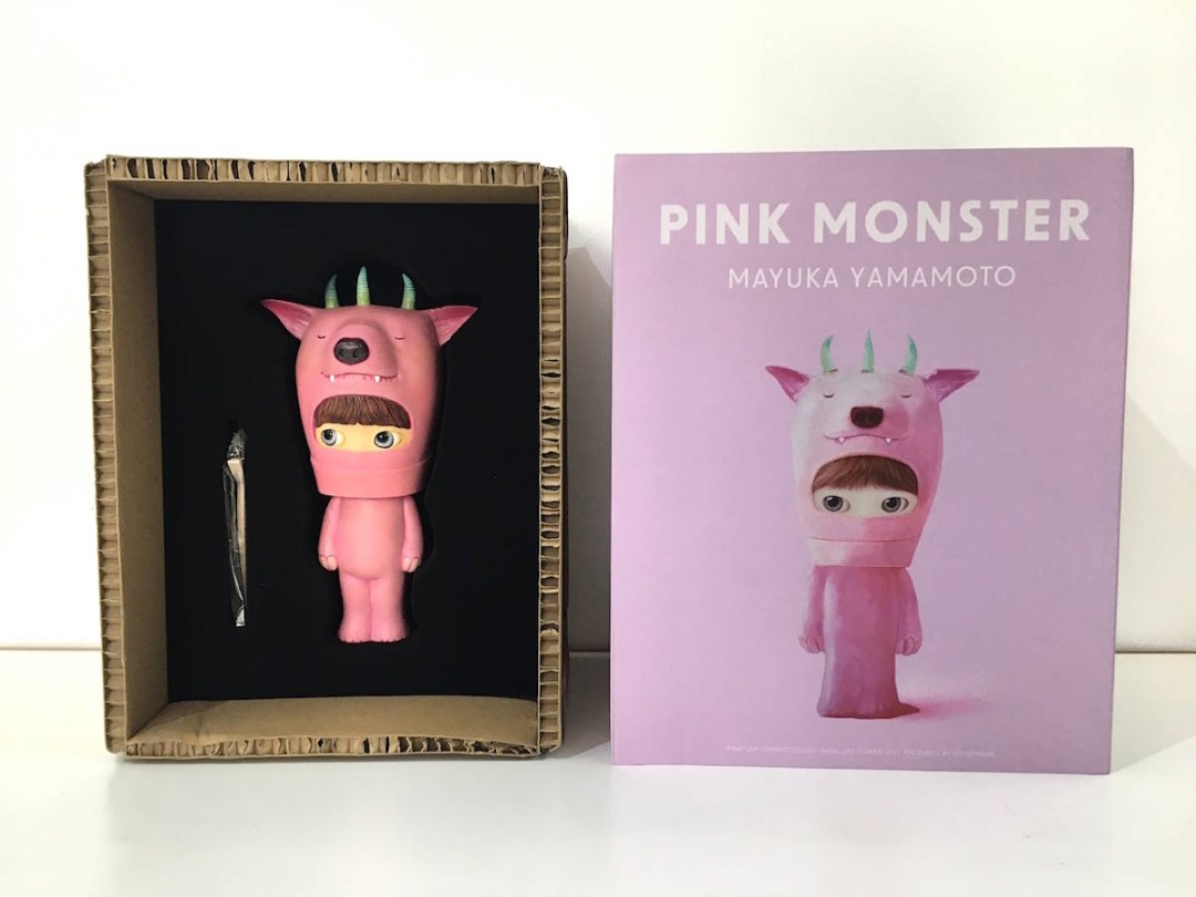 !!SALE!! 山本麻友香/ 限量120 Pink Monster 粉紅monster 雕塑 