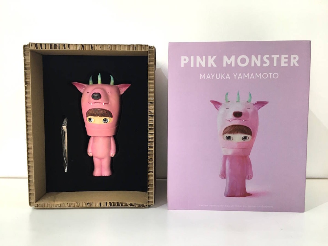 SALE!! 山本麻友香/ 限量120 Pink Monster 粉紅monster 雕塑sculpture 
