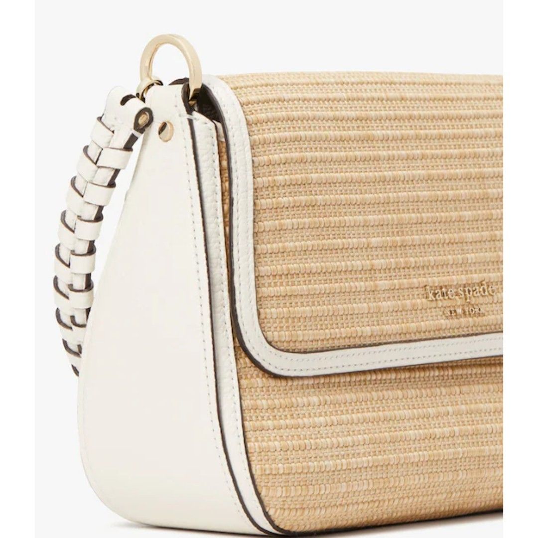 Kate spade straw clutch cheap