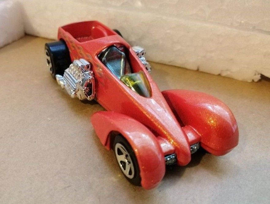 Screamin Hauler 1999 Vintage Red Flames Hot Wheels Hotwheels Car