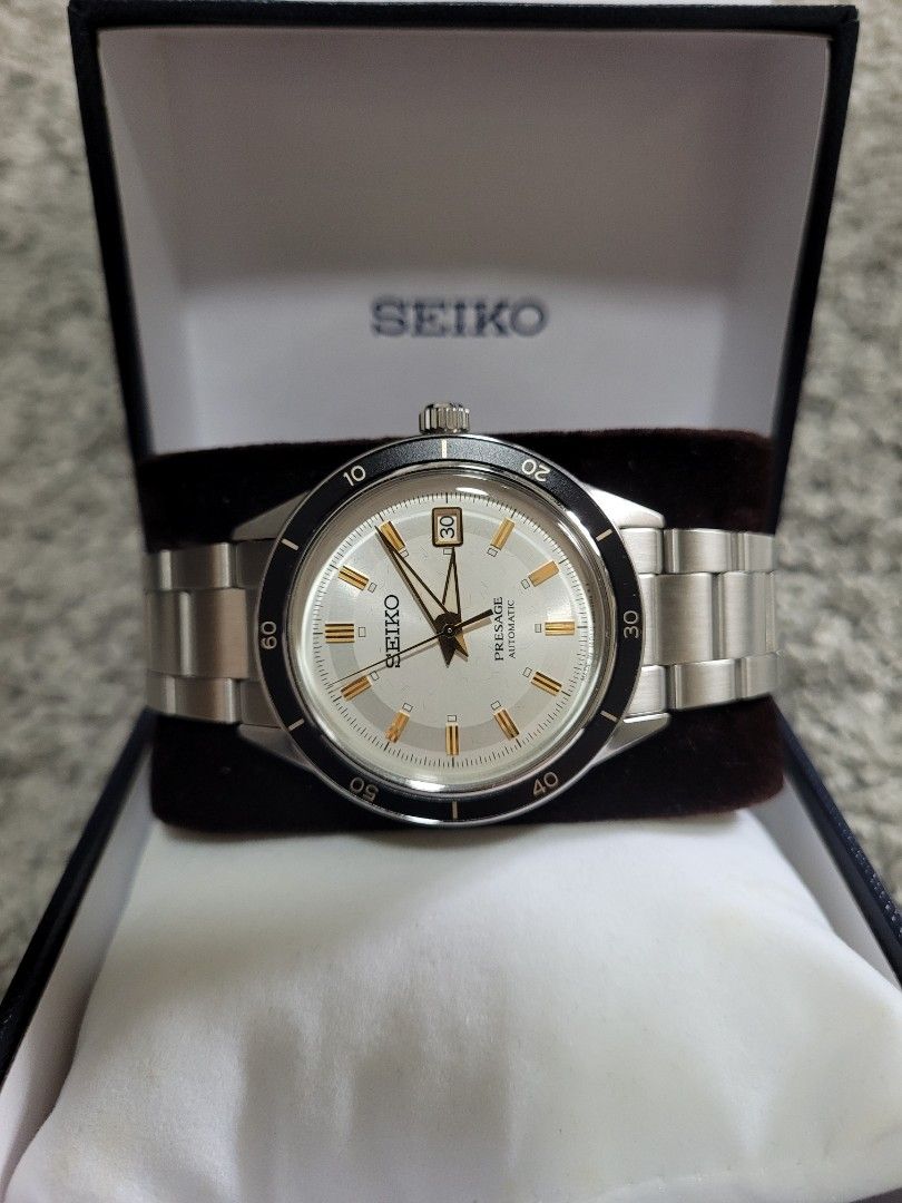 Seiko Presage SRPG03J1 White Style 60 Men #39 s Fashion Watches