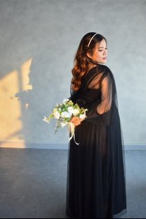 [sewa] Julie Bridesmaid - Vania Dress | muslimah hijab friendly maternity prewed