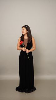 [sewa] Mango Black Long Dress