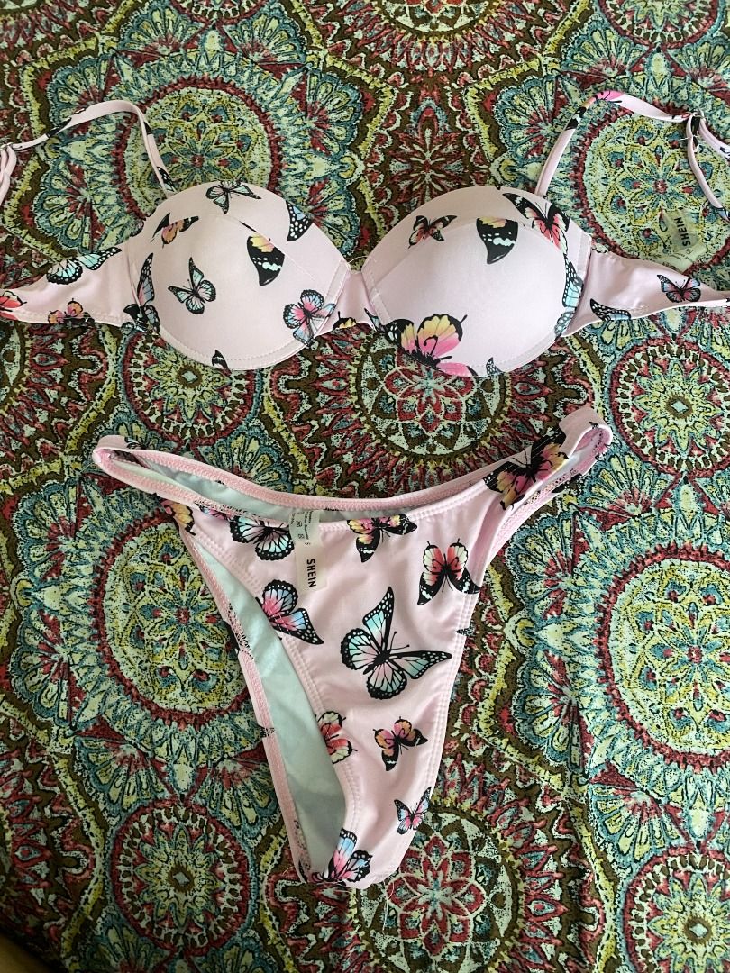 Shein Butterfly Bikini (Category: Bikinis & Swimsuits) located in Manila. Submitted by destashingmystuff (Listing ID 1252041124, Image 1). Description: with pads.