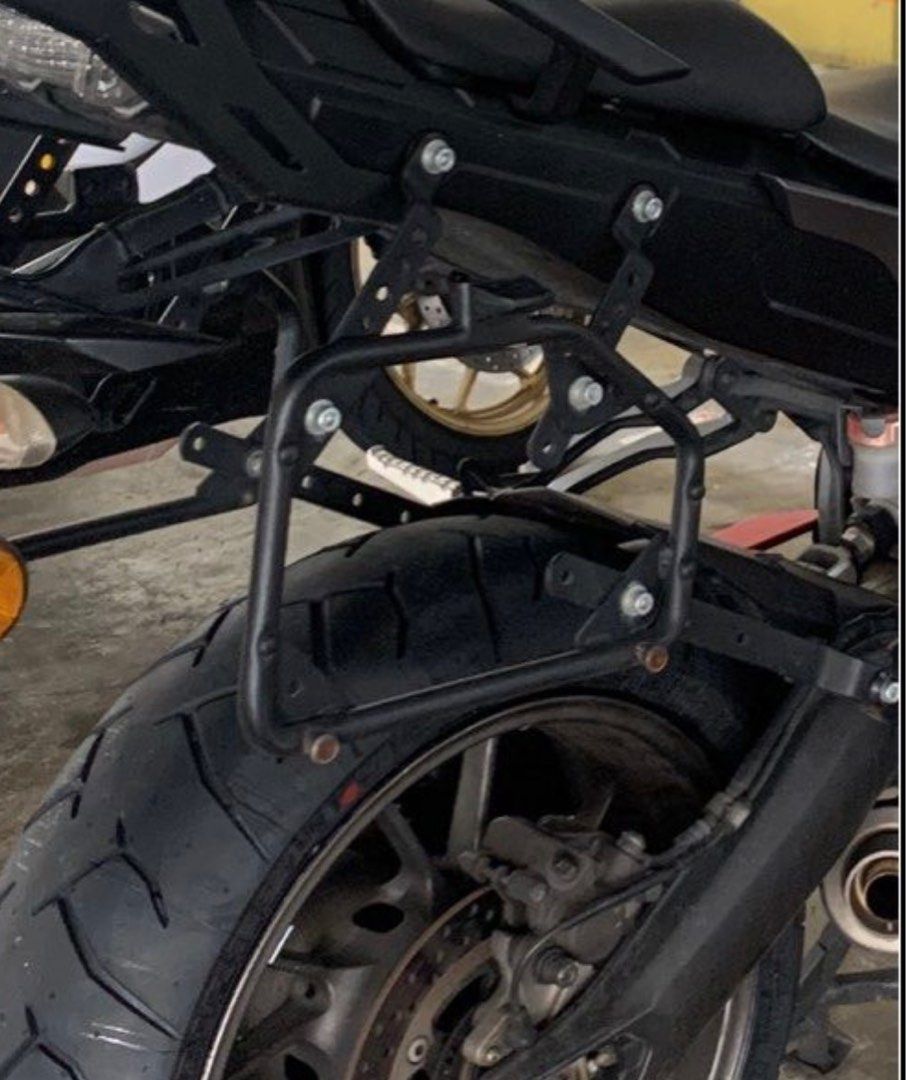 Side box rack, Motorcycles, Motorcycle Accessories on Carousell