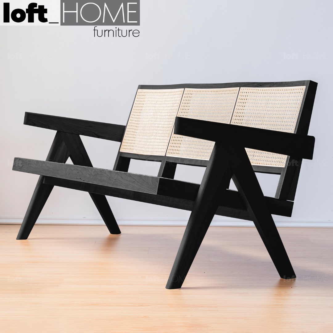 Sofa 3 Seater Black CHANDIGARH, Furniture & Home Living, Furniture