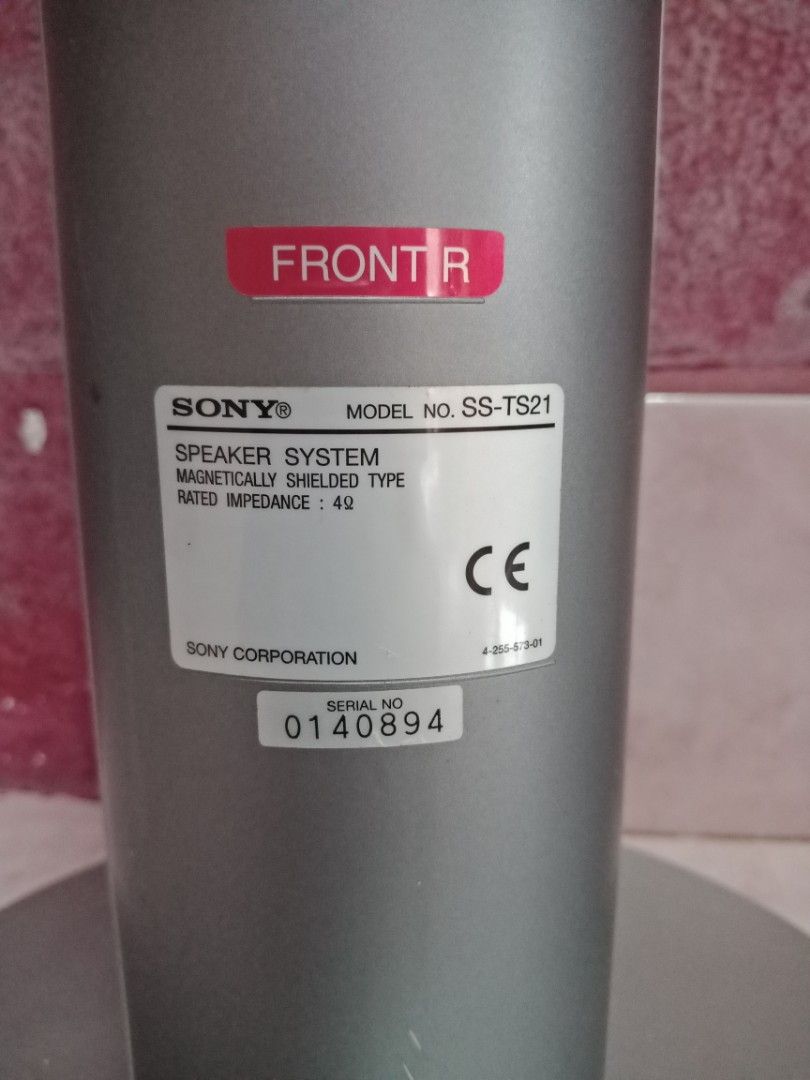 SONY FRONT SPEAKER TOWER