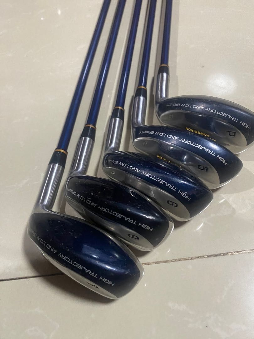 Spalding Hybrid Irons (Category: Golf) located in General Santos City (Dadiangas). Submitted by pine.apaul (Listing ID 1252041592, Image 3). Description: Spalding Hybrid Irons Rare 5pcs Stock grip Good condition Sf will be buyer’s expense Can ship nationwide .